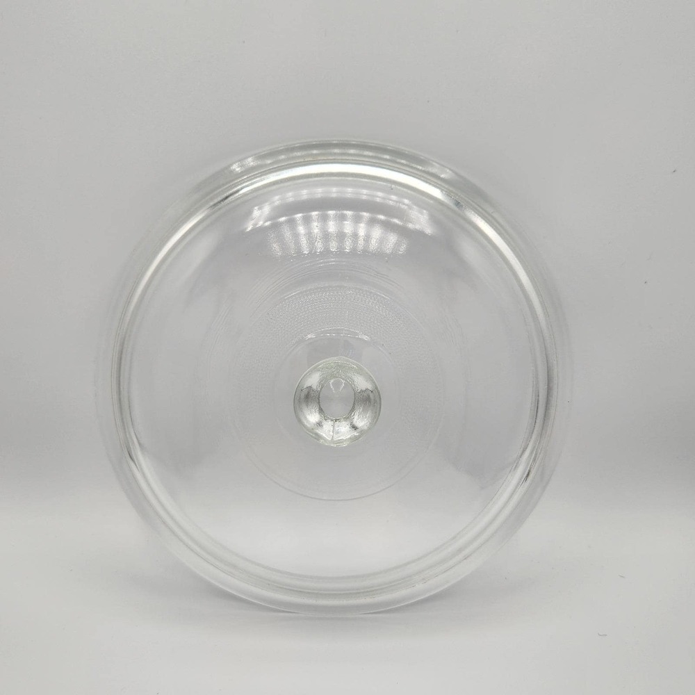 Vintage Round Clear Glass Pyrex or Corning Glass Lid